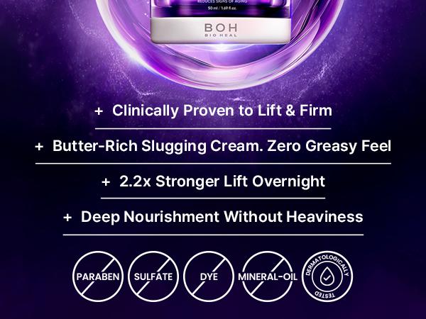 [Cardi B Pick] BIOHEAL BOH Probioderm 3D Lifting Cream 1.7 Fl Oz | Advanced Korean Facial Night Cream